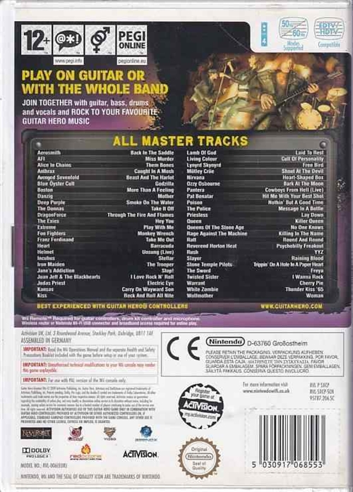 Guitar Hero Greatest Hits - Nintendo Wii (B Grade) (Genbrug)